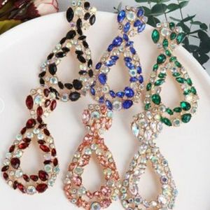 6 pack beautiful geometric drop earrings